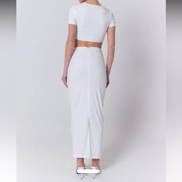 (NWT) SLA The Label  Bea Diamanté Maxi (Skirt) - Picture 3 of 9